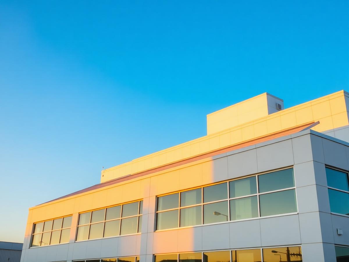 85kW commercial rooftop array